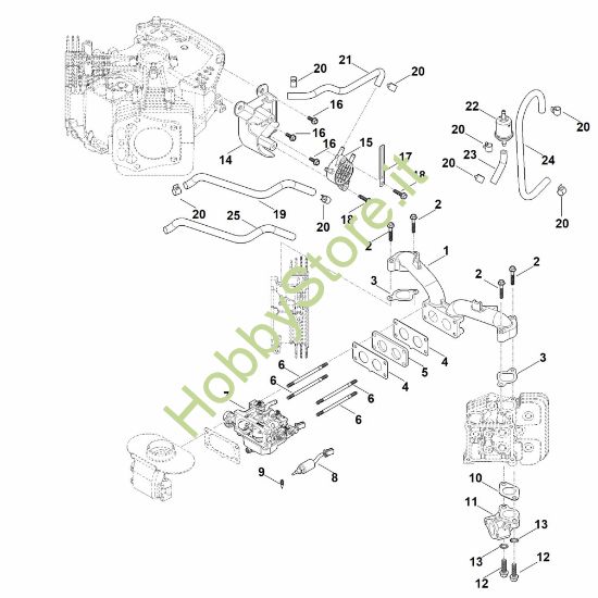 Picture of H - Sistema di alimentazione carburante EVC 7000.0 (EVC7000-0001)